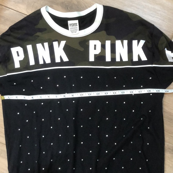 vS Pink Camo bling long sleeve - Picture 6 of 6